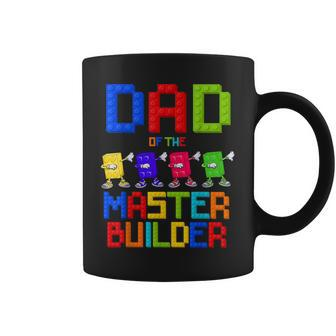 Dad Of The Master Builder Birthday Boy Girl Blocks Birthday Coffee Mug - Thegiftio UK