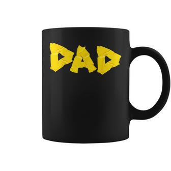 Dad Papa Fathers Day 2024 Tape Style Coffee Mug - Seseable