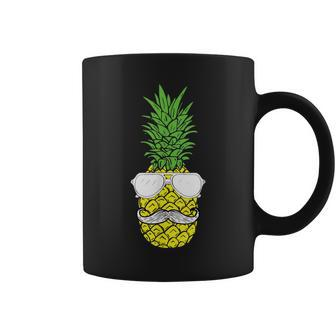 Dad Pineapple Fathers Day Hawaiian Tropical Summer Aloha Coffee Mug - Monsterry CA
