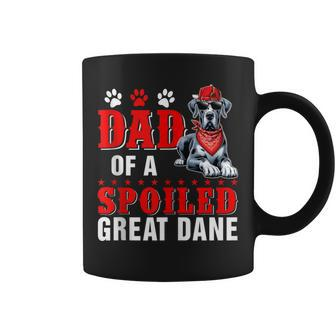 Dad Of A Spoiled Great Dane Father's Day Dog Sunglasses Coffee Mug - Thegiftio UK