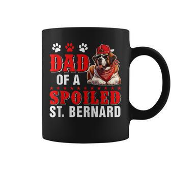 Dad Of A Spoiled St Bernard Father's Day Dog Sunglasses Coffee Mug - Thegiftio UK