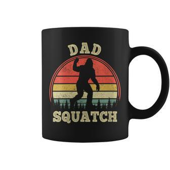 Dad Squatch Bigfoot Fathers Day Sasquatch Yeti Family Coffee Mug - Thegiftio UK