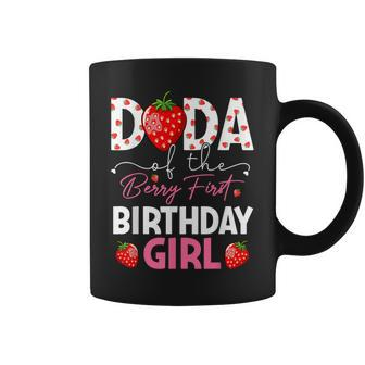 Dada Of The Berry Sweet One Birthday Strawberry Girl Coffee Mug - Monsterry AU