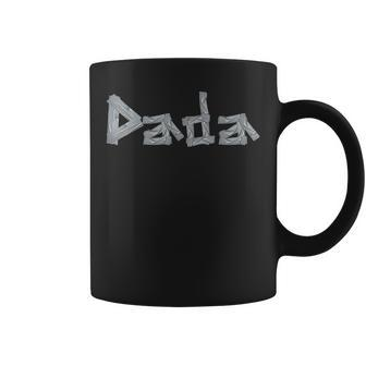 Dada Dad Fathers Day 2024 Tape Style Coffee Mug - Seseable