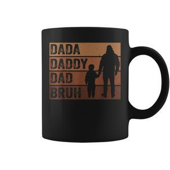 Dada Daddy Dad Bruh Fathers Day Junenth Melanin African Coffee Mug - Seseable