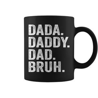Dada Daddy Dad Bruh Fathers Day Vintage Father Papa Coffee Mug - Seseable