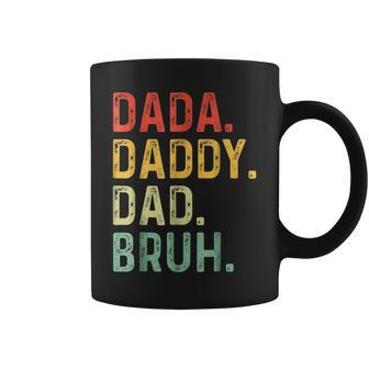 Dada Daddy Dad Bruh Fathers Day Dad Vintage Coffee Mug - Seseable