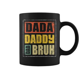 Dada Daddy Dad Bruh Vintage Fathers Day Coffee Mug - Thegiftio UK