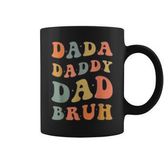 Dada Daddy Dad Bruh Vintage For Retro Fathers Day Birthday Coffee Mug - Thegiftio UK