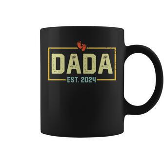 Dada Est 2024 Dada 2024 Logo New Dad Fathers Day Coffee Mug - Thegiftio UK