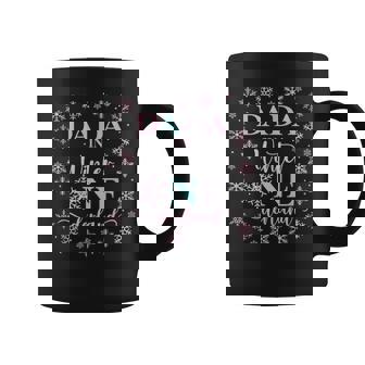 Dada In Winter Onederland 1St Birthday Girl Snowflake Coffee Mug - Thegiftio