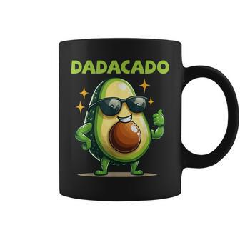 Dadacado Avocado Dad Vegan Family Father's Day Coffee Mug - Seseable