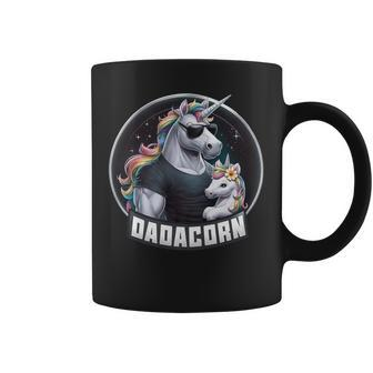 Dadacorn Unicorn Dad And Daughter Son Papa Father's Day Coffee Mug - Thegiftio UK