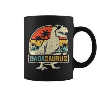 Dadasaurus T Rex Dinosaur Dada Saurus Family Matching Coffee Mug - Monsterry