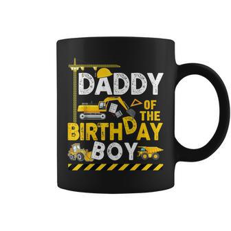 Daddy Of The Birthday Boy Construction Worker Bday Party Coffee Mug - Monsterry