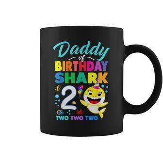 Daddy Of Birthday Shark 2Nd Matching Oufit Party For Family Coffee Mug - Thegiftio UK