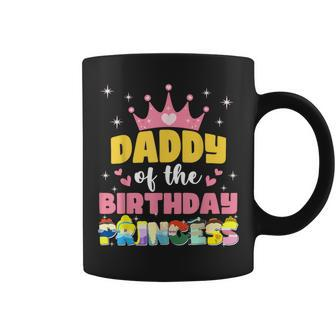 Daddy Dad And Mom Of The Birthday Princess Girl Family Coffee Mug | Mazezy DE