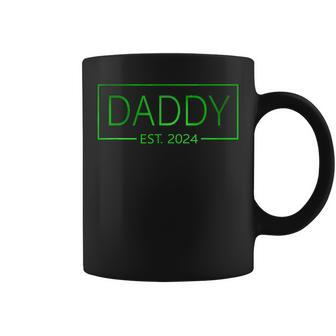 Daddy Est 2024 Father's Day 2024 New Dad To Be For Men Coffee Mug - Thegiftio UK