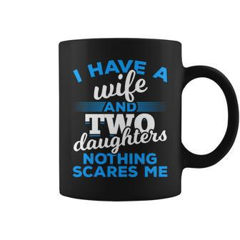 Daddy Father Wife Daughter Fathers Day Dad Coffee Mug - Monsterry