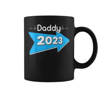 Daddy Heartbeat 2023 Soon To Be Dad Coffee Mug - Monsterry