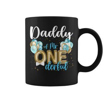 Daddy Of Mr Onederful 1St Birthday First One-Derful Matching Coffee Mug - Seseable