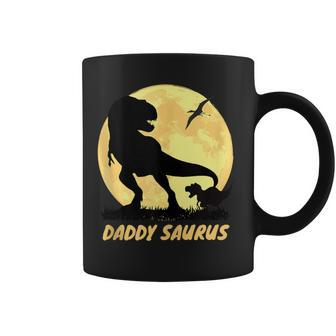 Daddy Saurus Dinosaur Father's Day Men Coffee Mug - Thegiftio UK