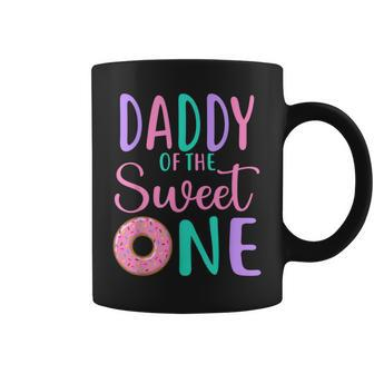 Daddy Of The Sweet One Dad 1St Birthday Girl Donut Party Coffee Mug - Seseable