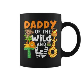 Daddy Of The Wild And Two 2 Zoo Theme Birthday Safari Jungle Coffee Mug - Seseable