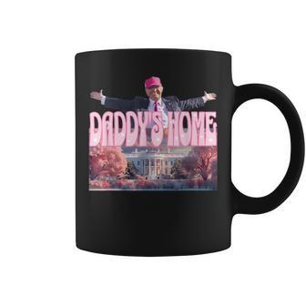 Daddy's Home Real Donald Pink Preppy Edgy Good Man Trump Coffee Mug | Mazezy CA