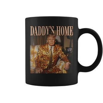 Daddy's Home Trump Trump 2024 Leopard Maga Coffee Mug - Seseable