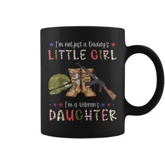 Daddy's Little Girl Veteran's Daughter Camo Army Military Coffee Mug - Monsterry DE