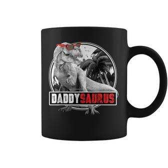 Daddysaurus Fathers Day T-Rex Dad Dinosaur Coffee Mug - Monsterry AU