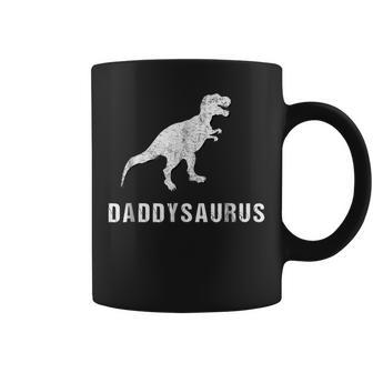 Daddysaurus Dinosaur First Time Dad Kids Coffee Mug | Crazezy AU