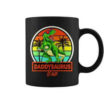 Daddysaurus Rex Father's Day Dinosaur Papa Coffee Mug - Monsterry UK