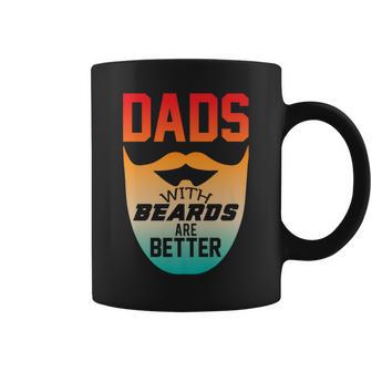 Dads With Beards Are Better Father Day Vintage Coffee Mug - Monsterry AU