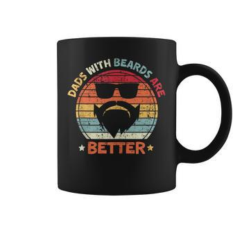 Dads With Beards Are Better Father's Day Bearded Daddy Dad Coffee Mug - Thegiftio UK