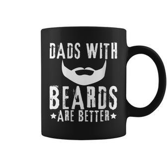Dads With Beards Are Better Father's Day For Men Coffee Mug - Thegiftio UK