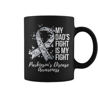 My Dad’S Fight Is My Fight Parkinsons Disease Awareness Coffee Mug - Thegiftio UK