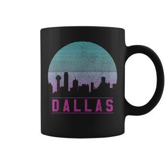 Dallas Skyline Vintage Retro Texas Coffee Mug - Monsterry UK