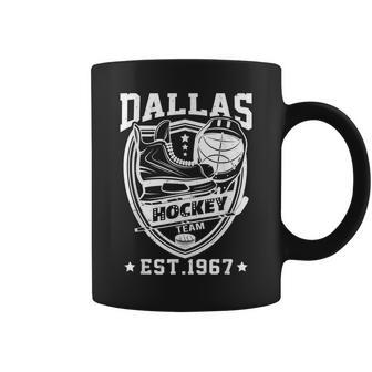Dallas Texas Star Sticks Hockey Team Vintage Est 1967 Coffee Mug - Monsterry UK