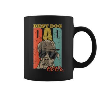 Damen Best Dog Dad Ever Hundepapa Hund Papa Mit-Ausschnitt Tassen - Geschenkecke