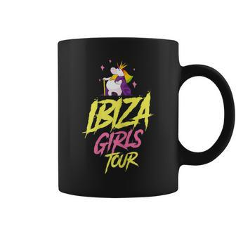 Damen Ibiza Girls Tour Einhorn Mädels Party Urlaub Lustig Tassen - Seseable