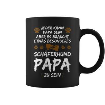 Damen Schäferhund Papa Zu Sein Schäferhund Papa Mit-Ausschnitt Tassen - Geschenkecke