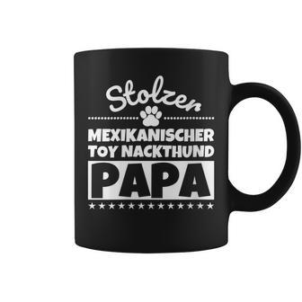 Damen Stolzer Mexikanischer Toy-Nackthund Papa Mit-Ausschnitt Tassen - Geschenkecke