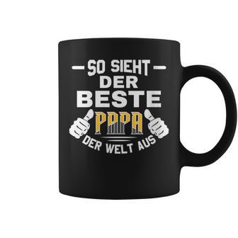 Damenateratertag So Sieht Der Beste Papa Der Welt Aus Mit-Ausschnitt Tassen - Geschenkecke