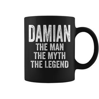 Damian The Man The Myth The Legend First Name Damian Coffee Mug - Seseable