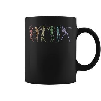 Dancing Skeletons Pride Festival Lgbtq Rainbow Pride Month Coffee Mug - Monsterry AU