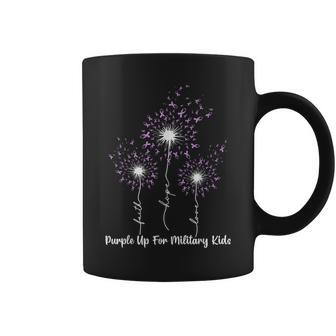 Get The Dandelion Flower Purple Up Military Child Month Shir Coffee Mug - Monsterry