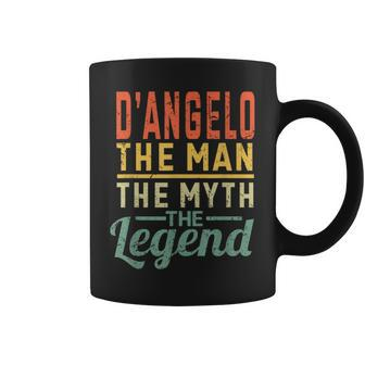 D'angelo The Man The Myth The Legend Name D'angelo Coffee Mug - Monsterry