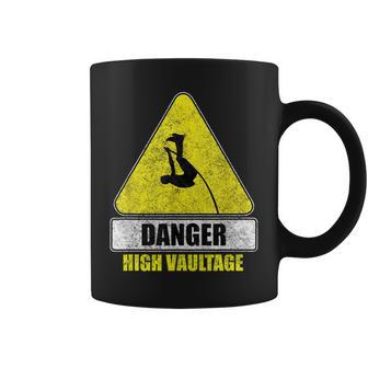 Danger High Vaultage Pole Vaulting Track And Field Coffee Mug - Monsterry AU